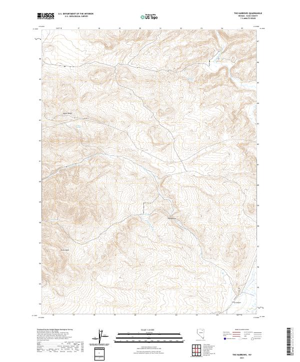 The Narrows 2021 topographic map thumbnail