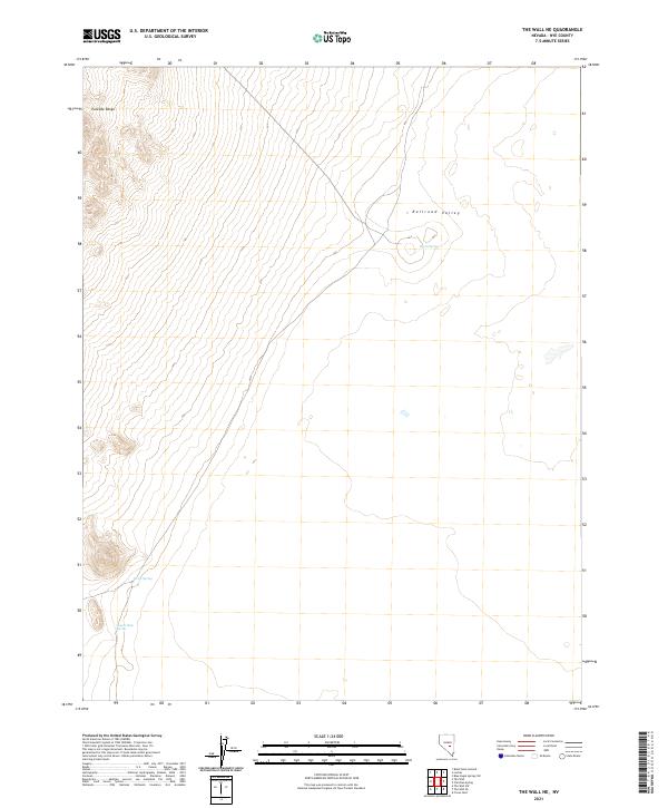 The Wall NE topographic map thumbnail