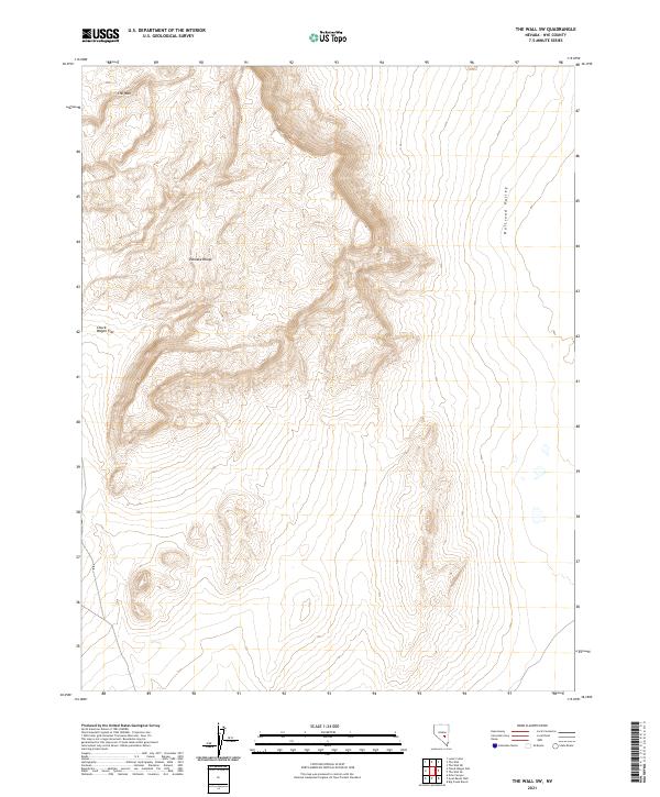 The Wall SW 2021 topographic map thumbnail