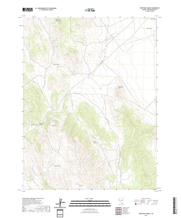 Thirtymile Ranch topographic map thumbnail
