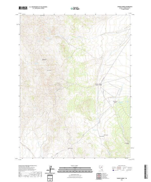 Tonkin Summit 2021 topographic map thumbnail