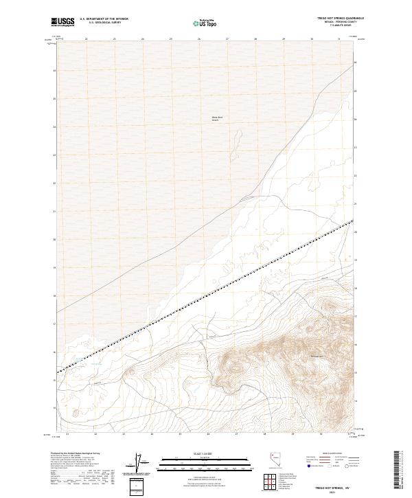 Trego Hot Springs topographic map thumbnail