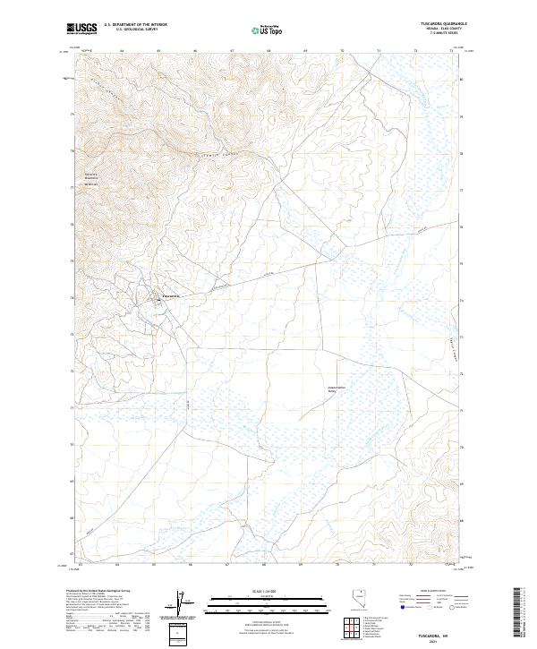 Tuscarora topographic map thumbnail
