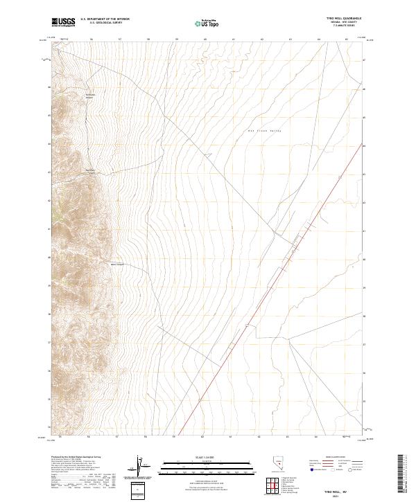 Tybo Well 2021 topographic map thumbnail