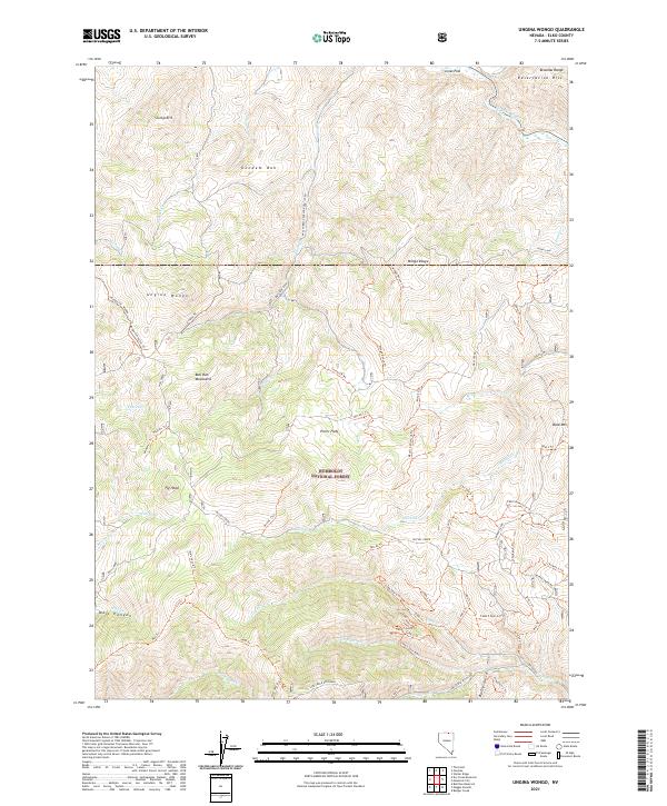 Ungina Wongo 2021 topographic map thumbnail