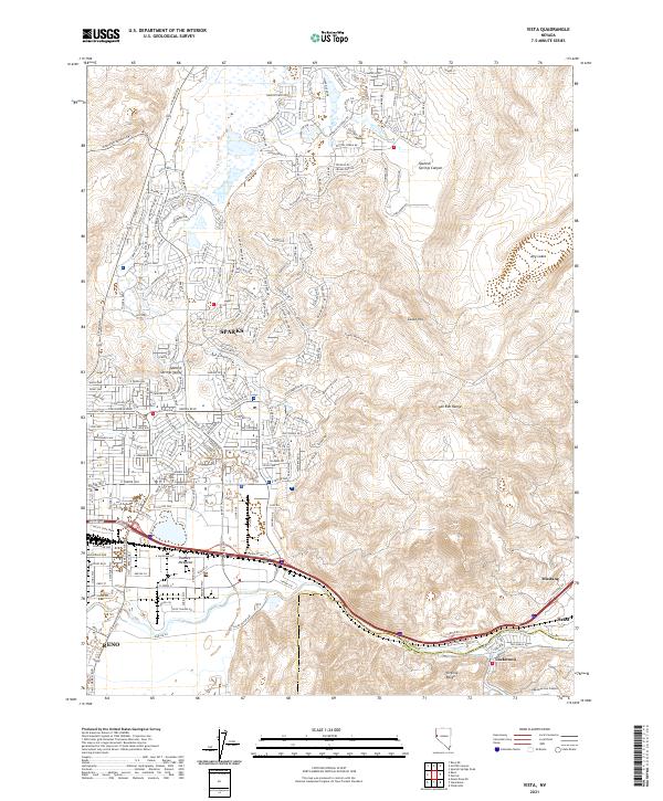 Vista 2021 topographic map thumbnail