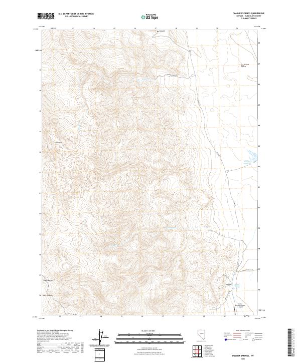 Wagner Springs topographic map thumbnail