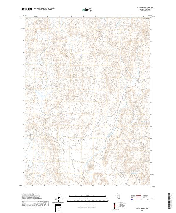 Wagon Springs topographic map thumbnail