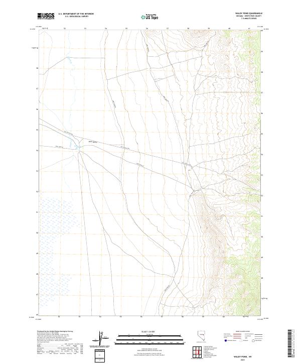 Waldy Pond 2021 topographic map thumbnail