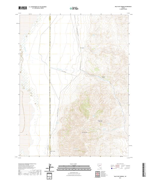 Walti Hot Springs topographic map thumbnail