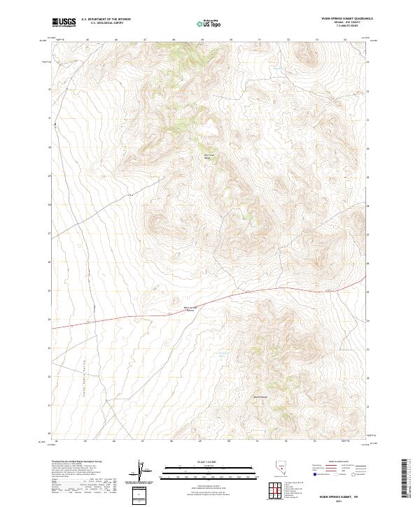 Warm Springs Summit topographic map thumbnail