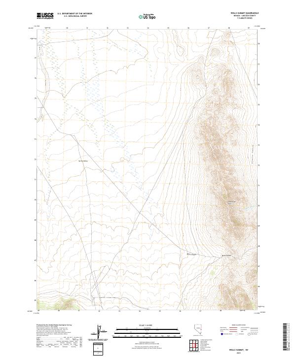 Wells Summit 2021 topographic map thumbnail