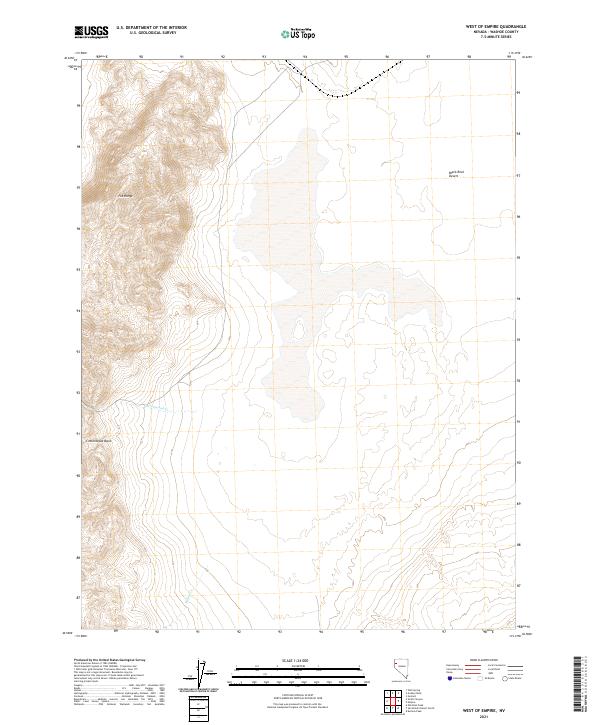 West of Empire topographic map thumbnail