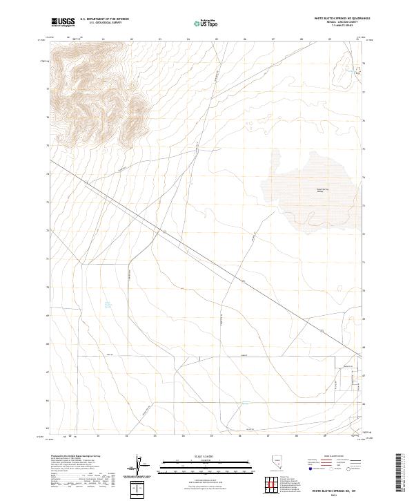 White Blotch Springs NE topographic map thumbnail