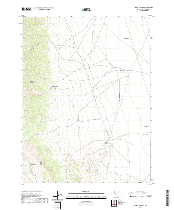 White Sage Well topographic map thumbnail