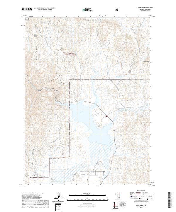 Wild Horse 2021 topographic map thumbnail