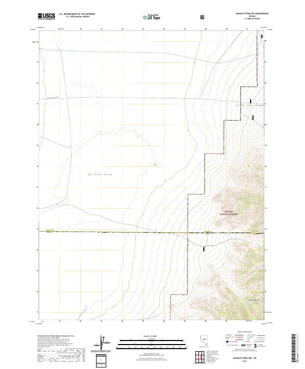Wildcat Peak NW topographic map thumbnail