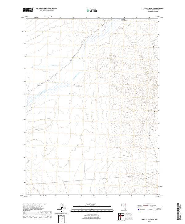 Wine Cup Ranch NE topographic map thumbnail