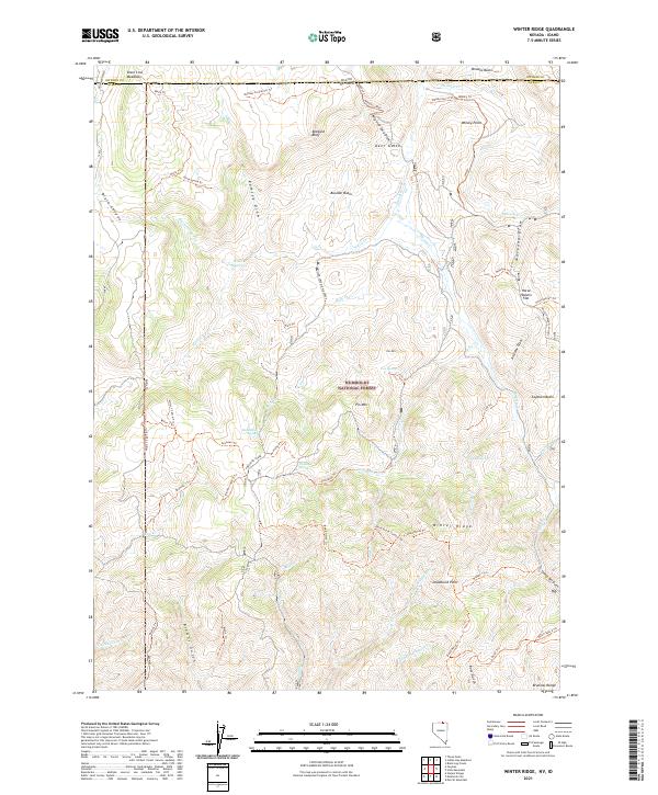 Winter Ridge 2021 topographic map thumbnail
