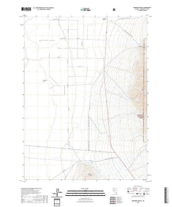Andorno Ranch topographic map thumbnail