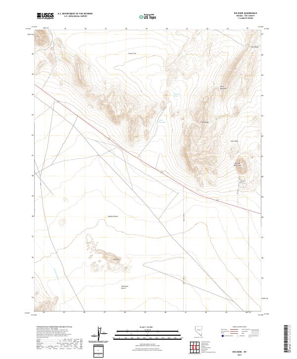 Big Dune topographic map thumbnail