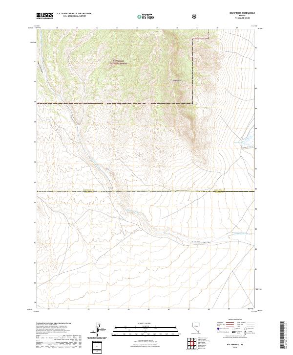 Big Springs topographic map thumbnail