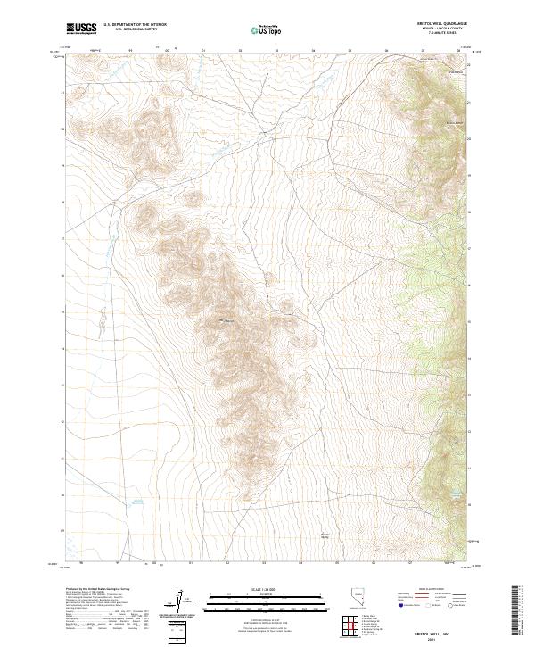 Bristol Well topographic map thumbnail