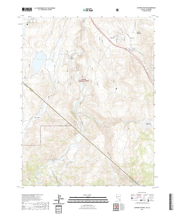 Carters Station topographic map thumbnail