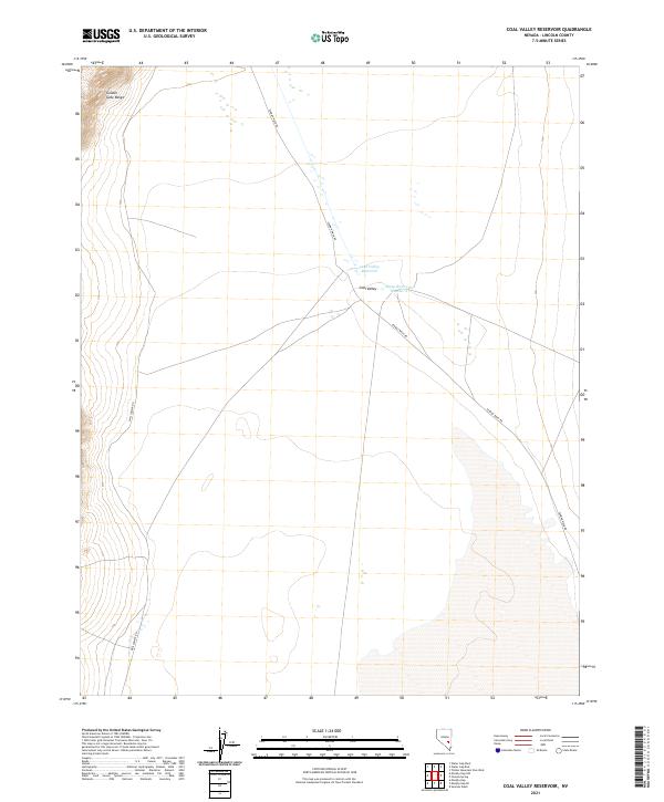 Coal Valley Reservoir topographic map thumbnail