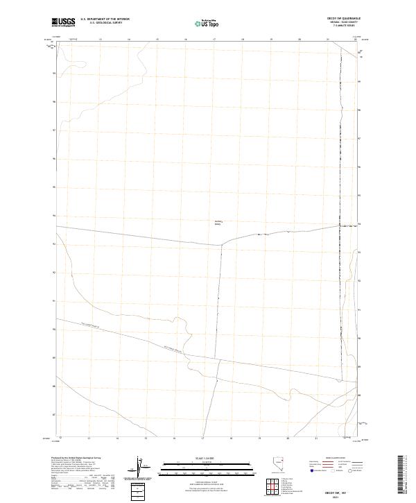 Decoy SW topographic map thumbnail