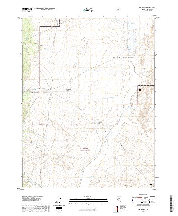 Fish Springs 2021 topographic map thumbnail