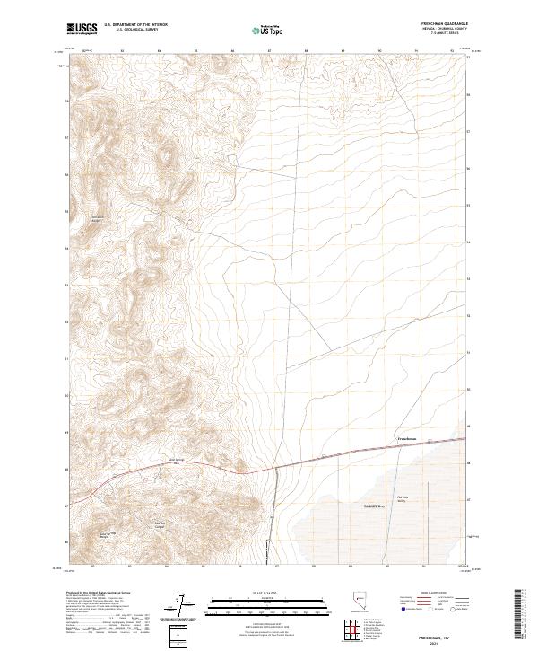 Frenchman topographic map thumbnail