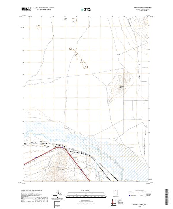 Golconda Butte topographic map thumbnail