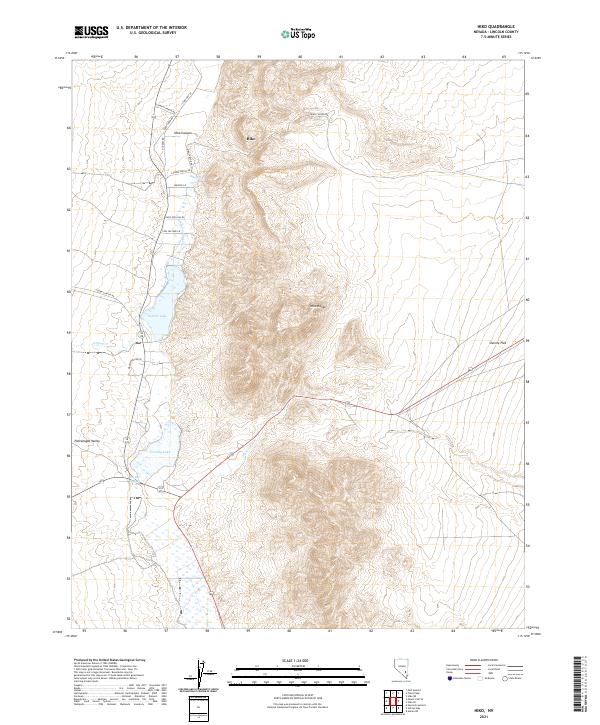 Hiko topographic map thumbnail