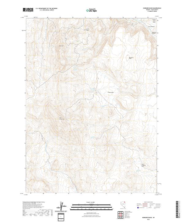 Hubbard Basin 2021 topographic map thumbnail