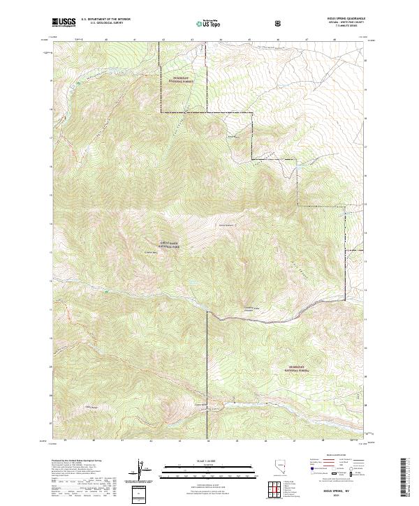 Kious Spring 2021 topographic map thumbnail