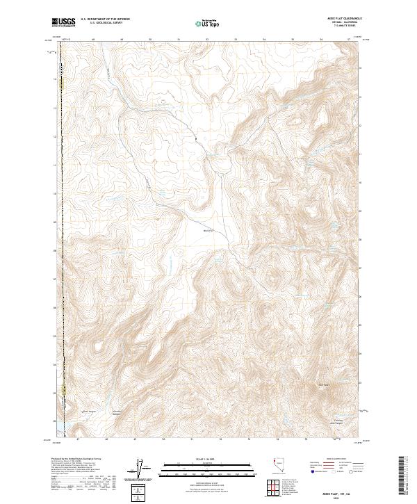 Mixie Flat 2021 topographic map thumbnail