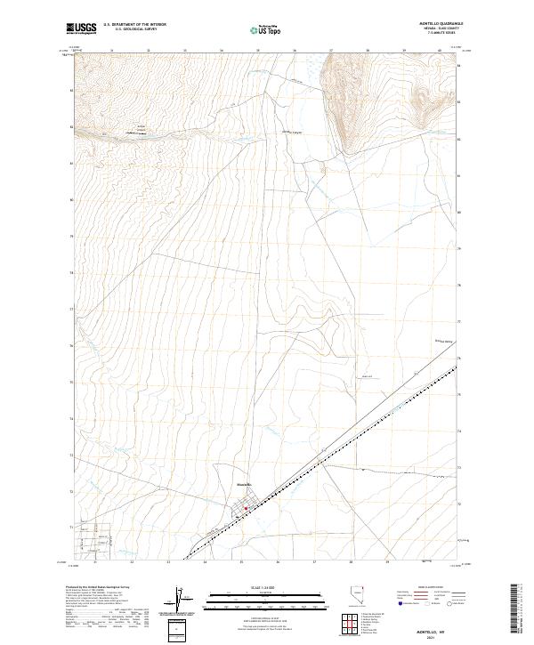 Montello 2021 topographic map thumbnail