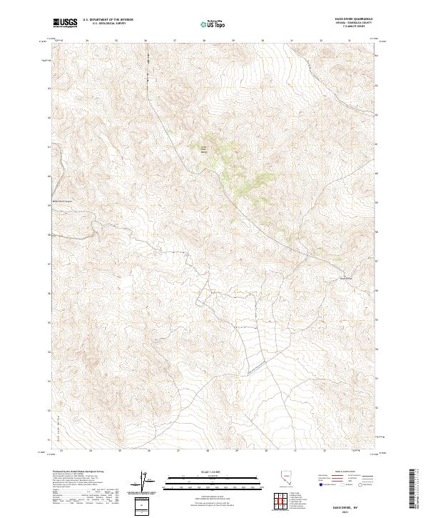 Oasis Divide 2021 topographic map thumbnail
