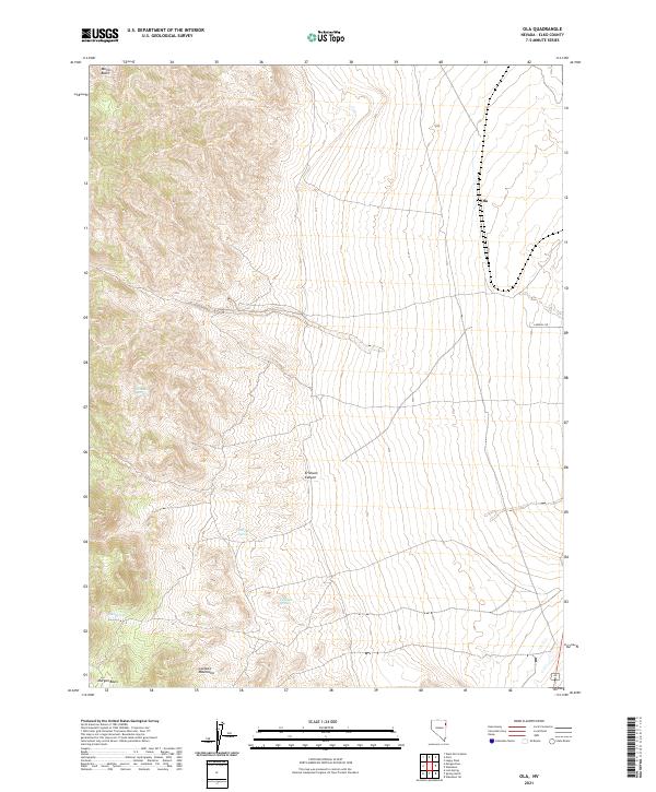 Ola 2021 topographic map thumbnail