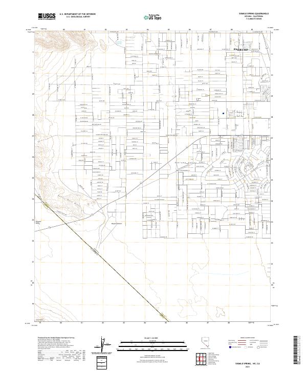Sixmile Spring 2021 topographic map thumbnail