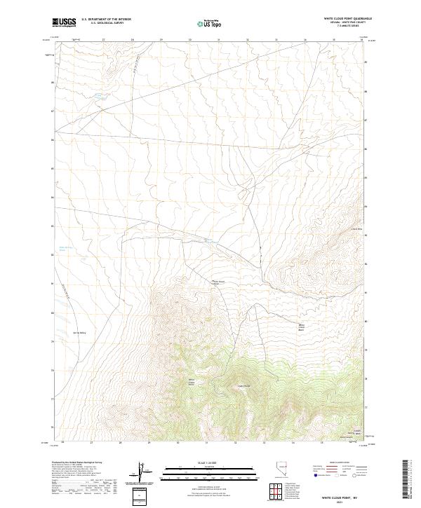 White Cloud Point 2021 topographic map thumbnail