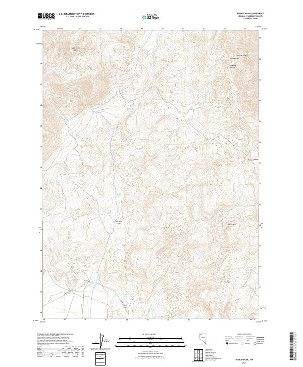Bishop Peak topographic map thumbnail