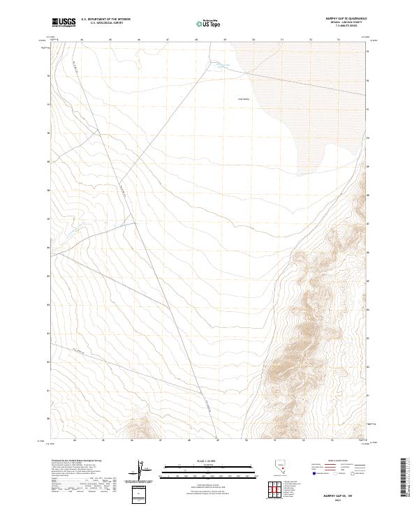 Murphy Gap SE topographic map thumbnail