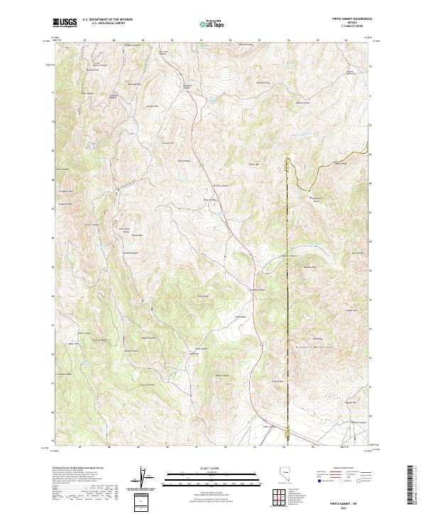 Pinto Summit 2021 topographic map thumbnail
