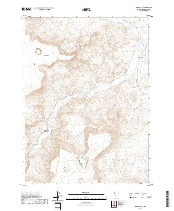 Virgin Valley 2021 topographic map thumbnail