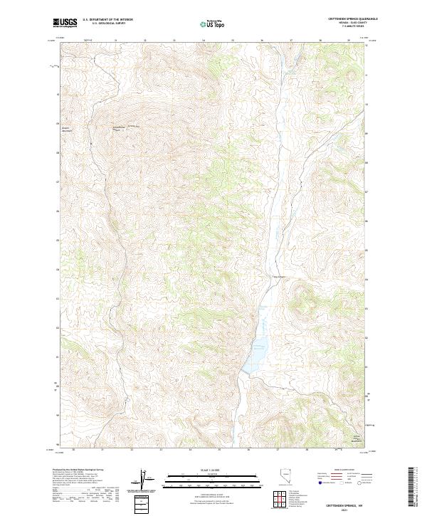 Crittenden Springs topographic map thumbnail