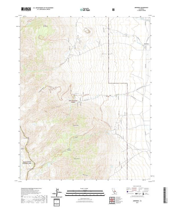 Aberdeen topographic map thumbnail