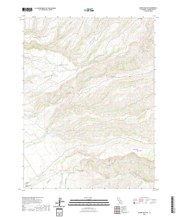 Acorn Hollow topographic map thumbnail