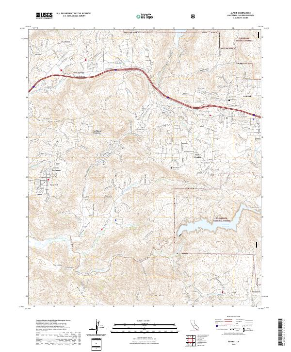 Alpine topographic map thumbnail